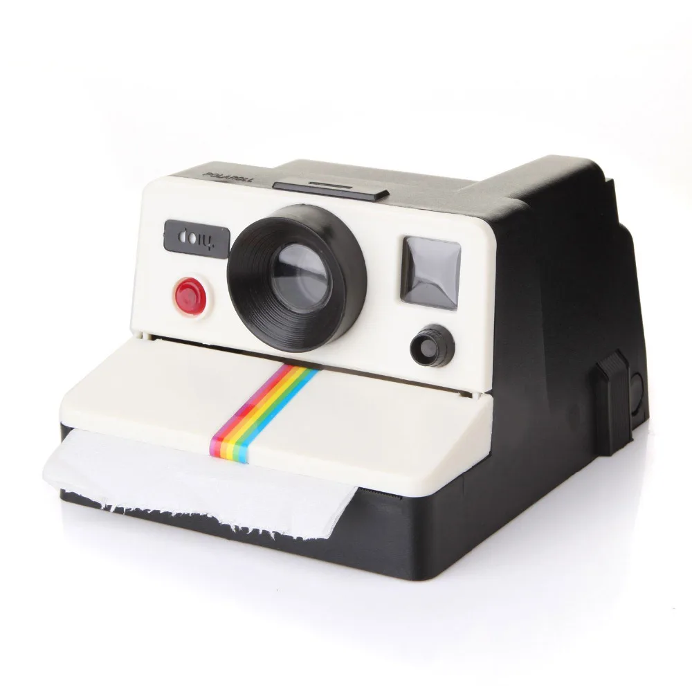 Bestmaple Retro Polaroid Camera Shape Inspired Toilet Roll Box Toilet