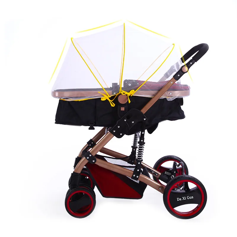 Детская коляска, дождевик, ПВХ, универсальный, защита от ветра и пыли, с окошком, для коляски, коляски, аксессуары для коляски - Цвет: mosquito net