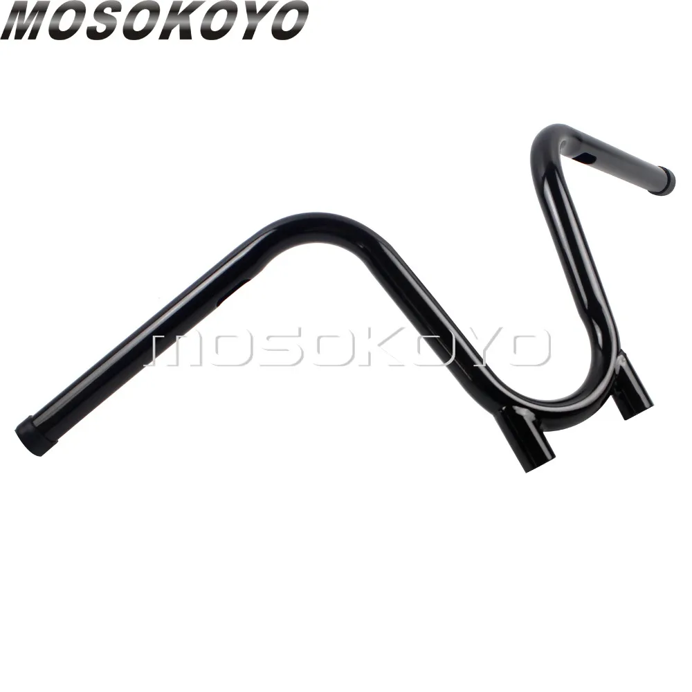 1 &quotРуль 9 5&quot Rise U Bend Bootlegger ручка бар 25 мм для Harley Chopper Bobber Sportster Yamaha XS650 TX650|Руль