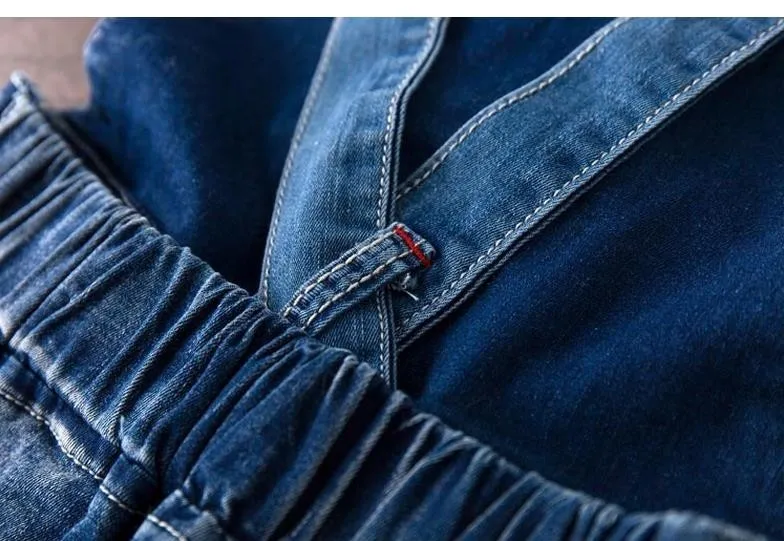 bonito doce moda lavado jeans denim macacão