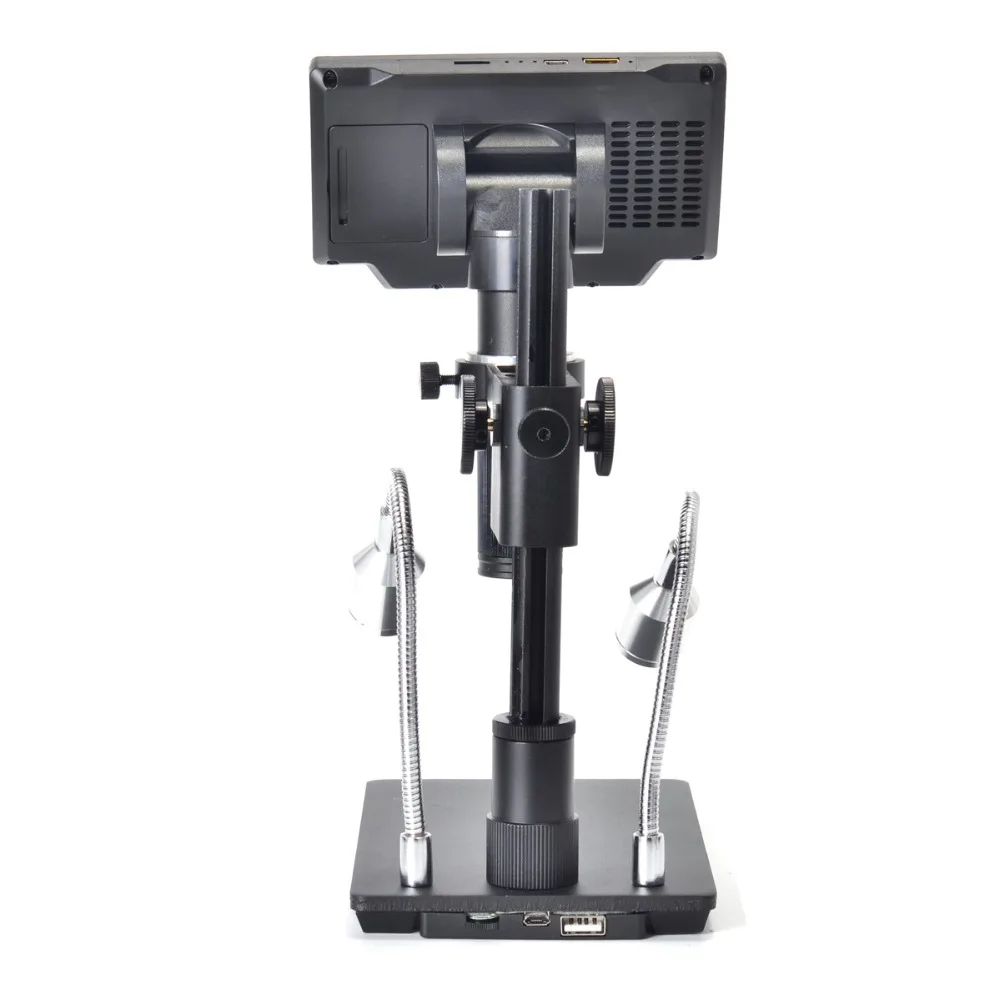 Цифровой микроскоп 5 дюймов 16 МП 4K 1080P 60fps USB Wi Fi объектив 150X C mount 1/2.3 датчик