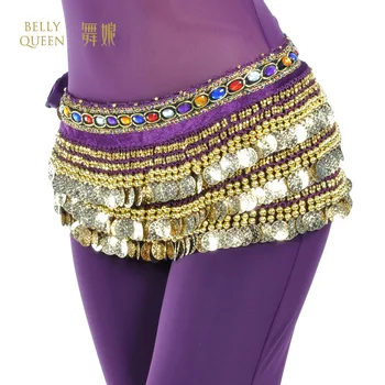 

Women's Belly Dance Coin Belt Dance Costume Belly Dance Hip Scarf