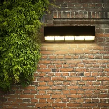 Outdoor 10W/15W/20W LED lamp fixture building exterior wall sconce light waterproof balcony Gate Black Shell