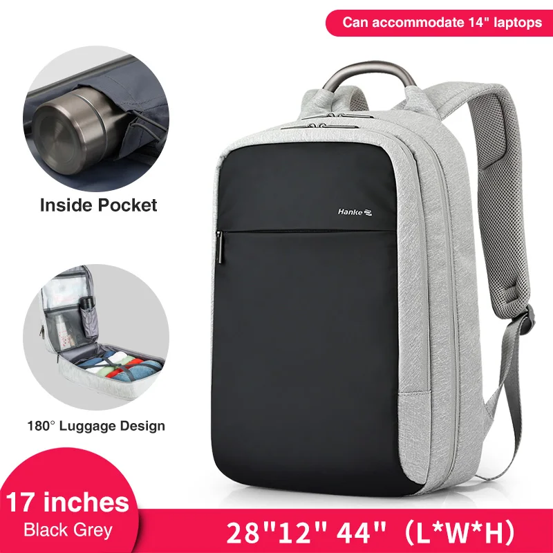 Мужской рюкзак для ноутбука с защитой от кражи, мужской школьный рюкзак, женские деловые рюкзаки для путешествий, женская сумка для колледжа с блокировкой RFID - Цвет: 6
