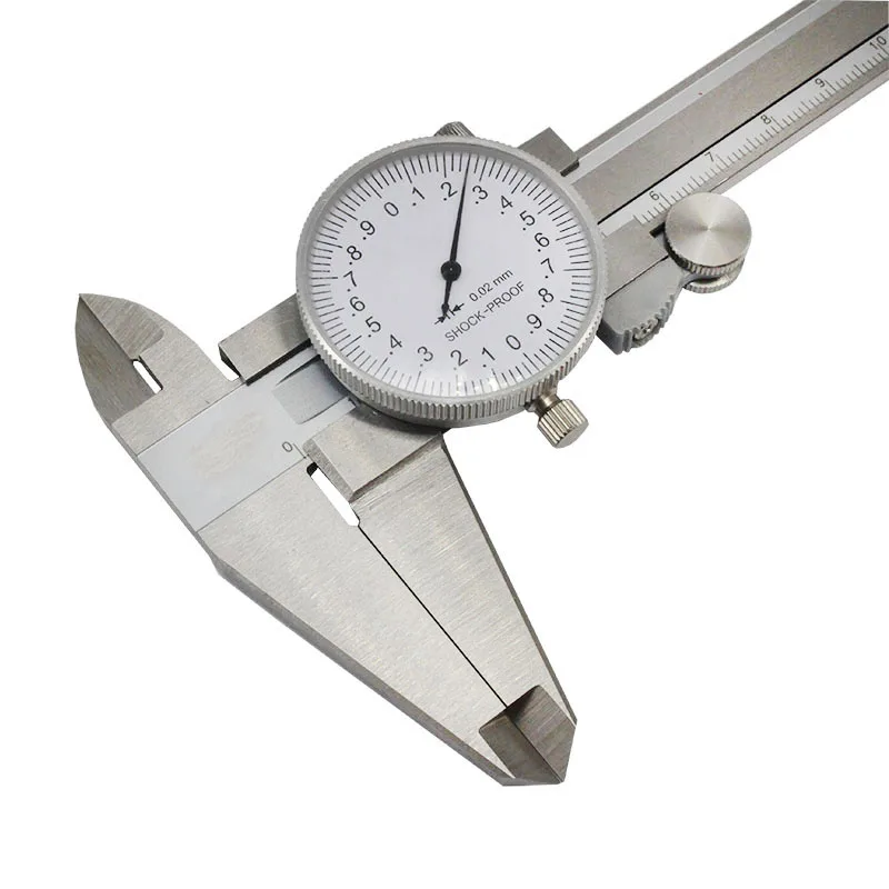 Dial Calipers 0-200mm for 0.02mm Vernier Caliper Gauge Shockproof Measuring Tool High Precision Caliper With Table electromagnetic radiation detector Measurement & Analysis Tools