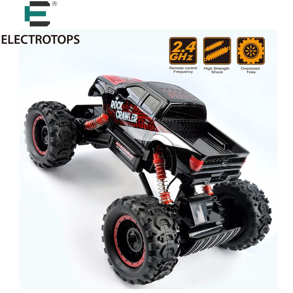 Радиоуправляемый рок грузовик P1404 2 4G 1:14 масштаб 4WD антиколлизия Средний bigfoot