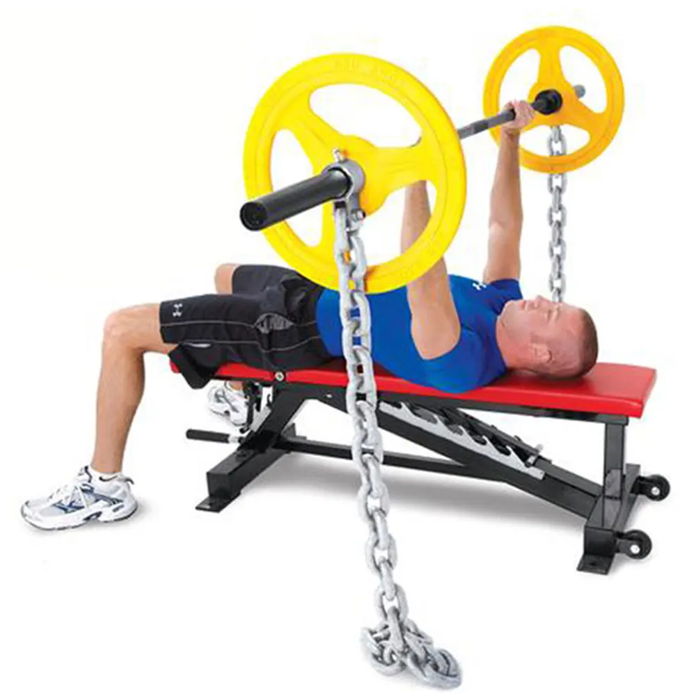 ALBREDA весовой подшипник железная цепь приседающая штанга оборудование для фитнеса гальванизированная железная цепь гимнастические силовые упражнения