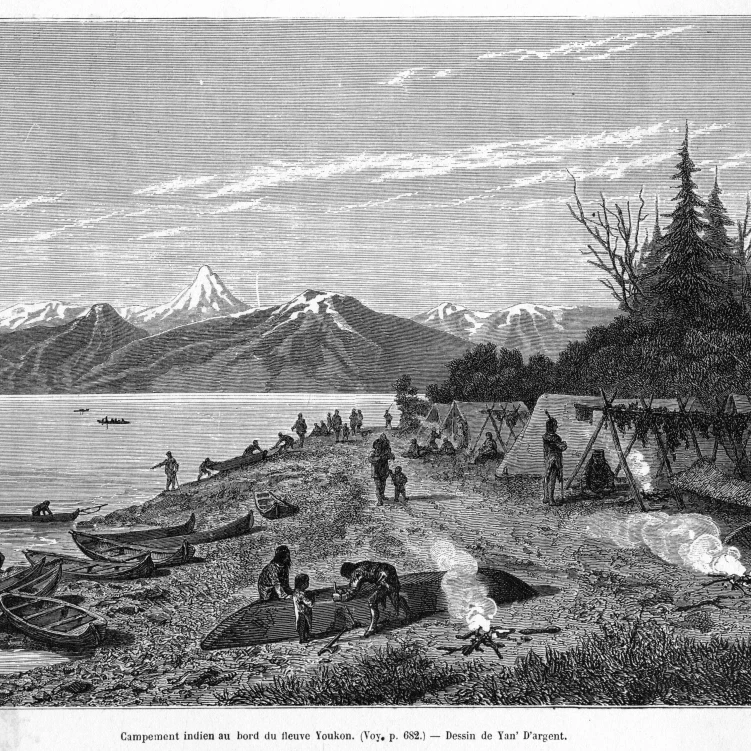 Canada Yukon River Poster Print By Mary Evans Picture Library (24 X 18)