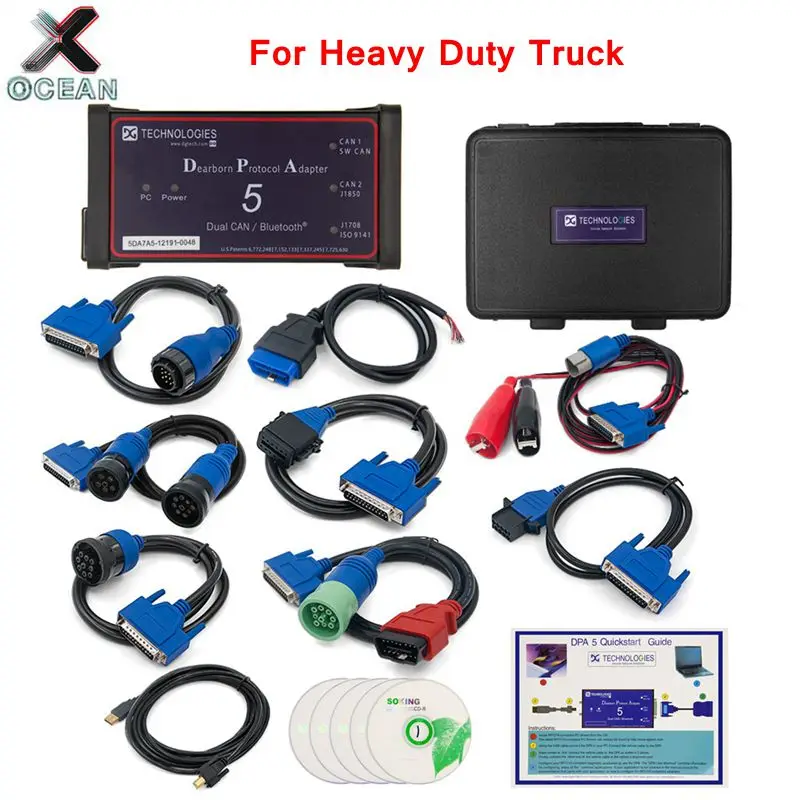 

2019 DPA5 Dearborn Protocol Adapter 5 Heavy-Duty Truck Diagnostic Tool DPA 5 Same With Nexiq USB link 2 Diesel Truck Diagnostic