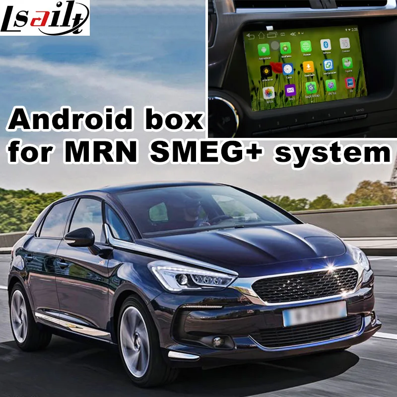 

Android 6.0 GPS navigation box for Citroen DS5 DS3 DS4 MRN SMEG+ system video interface box with Carplay youtube waze yandex