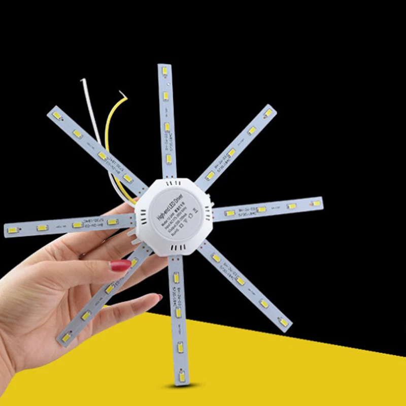

High Quality White 12W/16W/20W/24W LED Ceiling Lamp SMD 5730 PCB Board Modified Source LED Bulb Light Dropshipping BS