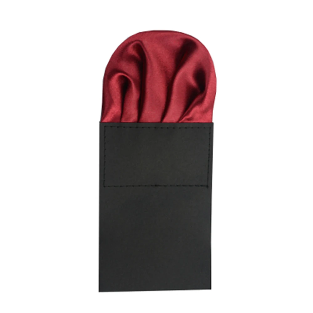 Мужской Атласный деловой носовой платок Свадебная вечеринка предварительно сложенный платок Карманный квадратный