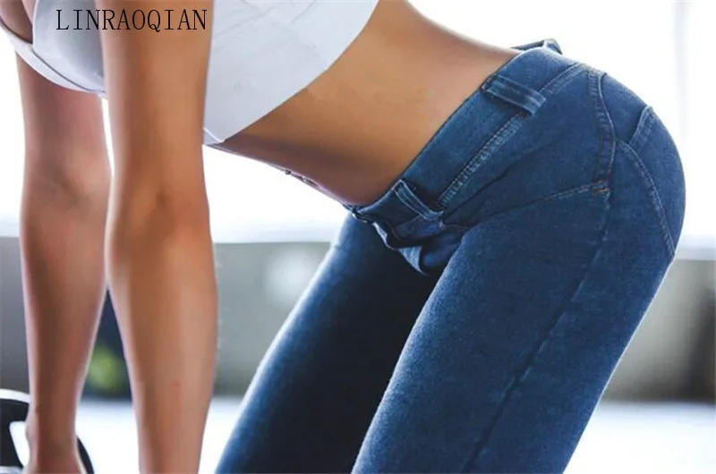 Сексуальные джинсы с низкой талией и эффектом пуш-ап, женские штаны, высокая эластичность, джинсы из джинсовой ткани, леггинсы с рисунком Фредди