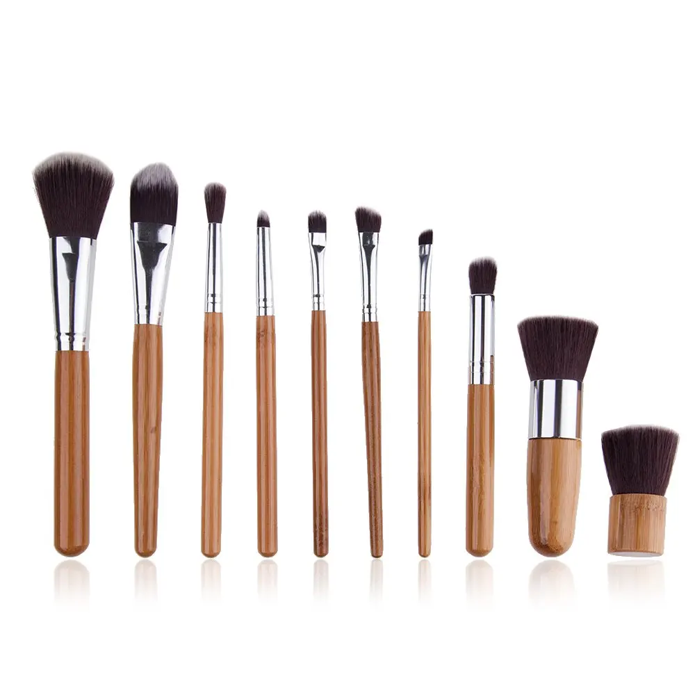 

cosqueen 10 Pcs Makeup Brushes Set Tools Foundation Eyeshadow Eyeliner Professional Cosmetic Make Up Brushes Set1