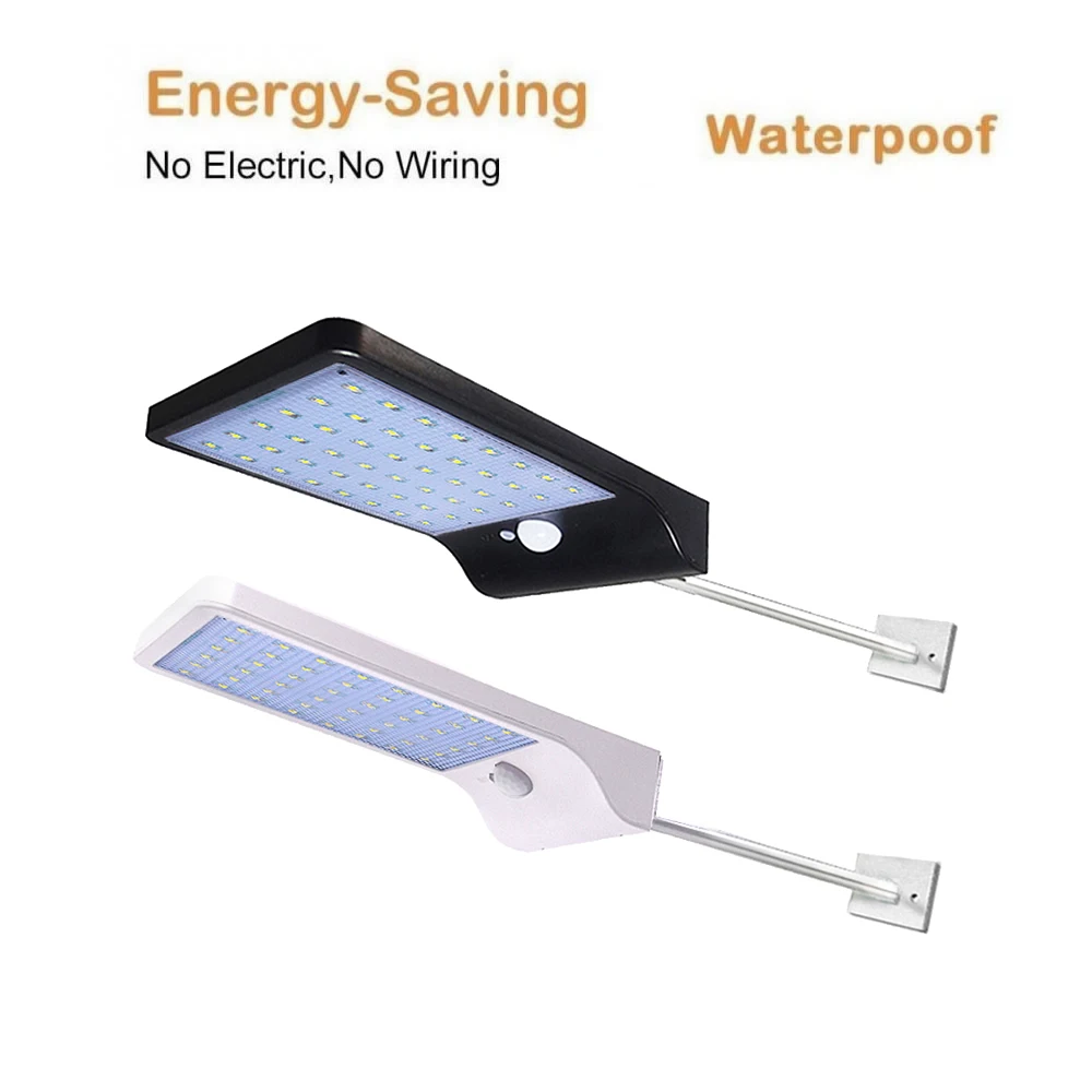 

48/36 LED Solar Bright Wireless Motion Sensor Garden Decoration Solar Light spot Street Path Yard Waterproof Wall w metal pole
