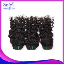 On Sale 5A Indian Virgin Hair Natural Water Wave 3pcs Lot Cheap Indian Remy Human Hair Weave Bundles Mocha Fastyle Hair Products