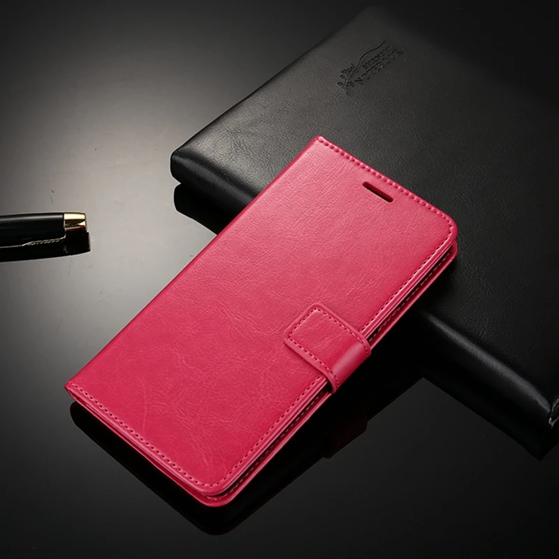 Кожаный чехол с откидной крышкой для Xiaomi Redmi 3 S 4A 5A 6A 7A 5 6plus Примечание iPhone 7 6 Plus 5 iPad Pro Plus 4 4X3 S2 GO Prime K20 подставка бумажник кожаный мягкий чехол - Цвет: Rose