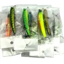 Гольян рыболовную приманку жк-sonar рыбоискатель 9.5 см 7.3 г 6 крючки жесткого пластика рыболовные приманки лещ / форель колебание бас воблеры рыбалка pesca