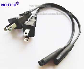 

Travel Camera Power Cable,USA 2 Pin Male Plug to IEC 60320 C7 Socket Cord for Digital Camera,Nema1-15P to C7,20pcs,Free shipping