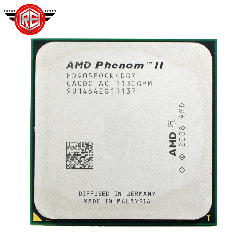 

AMD Phenom II X4 905E CPU Processor Quad-CORE 2.5Ghz 6M Socket am3 am2+