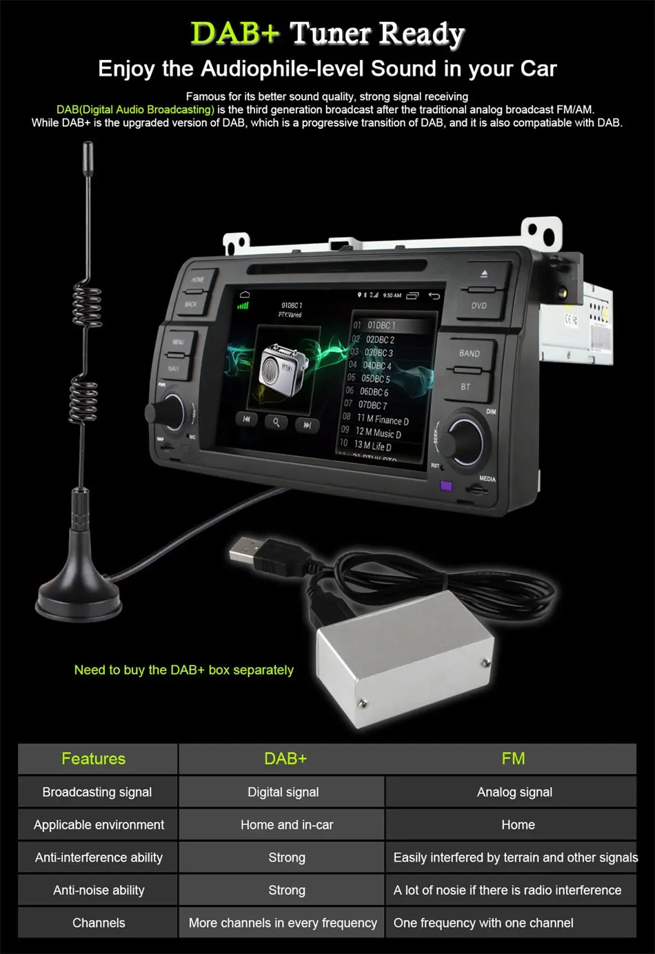 Clearance Ownice C500 Android 6.0 Octa 8 Core for bmw E46 M3 car dvd gps navi wifi 4G BT Radio RDS 2GB RAM 32GB ROM support DAB+ TPMS 14