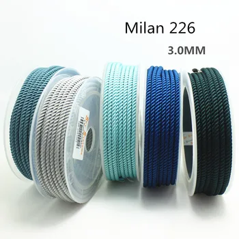 

3MM SKY SYSTEM milan cord Jewelry & packing & shoes rope Necklaces & Bracelets cords 5meters/roll NO20~38