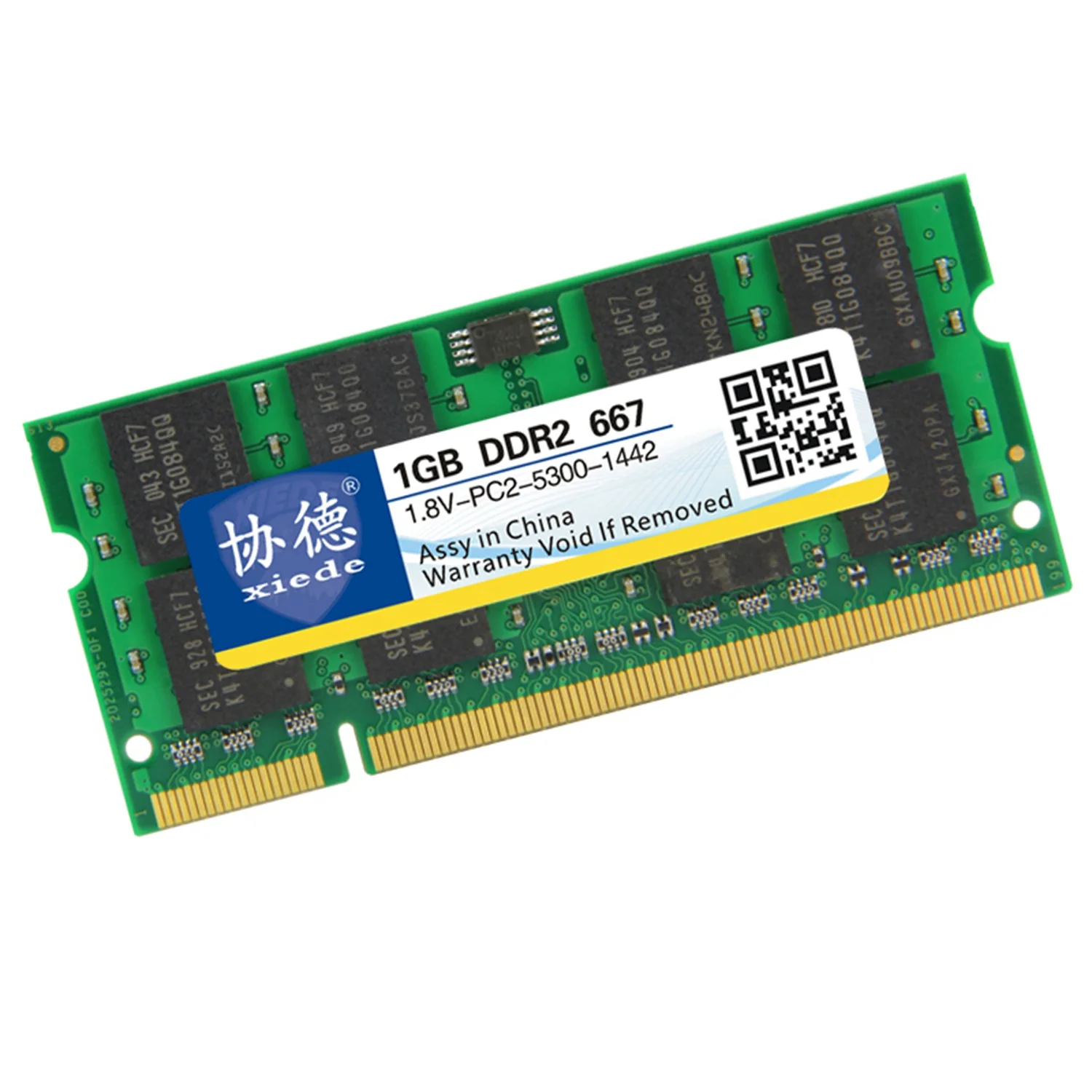 Модуль оперативной памяти ноутбука Xiede Ddr2 667 Pc2-5300 240Pin Dimm 667Mhz для ноутбуков X025