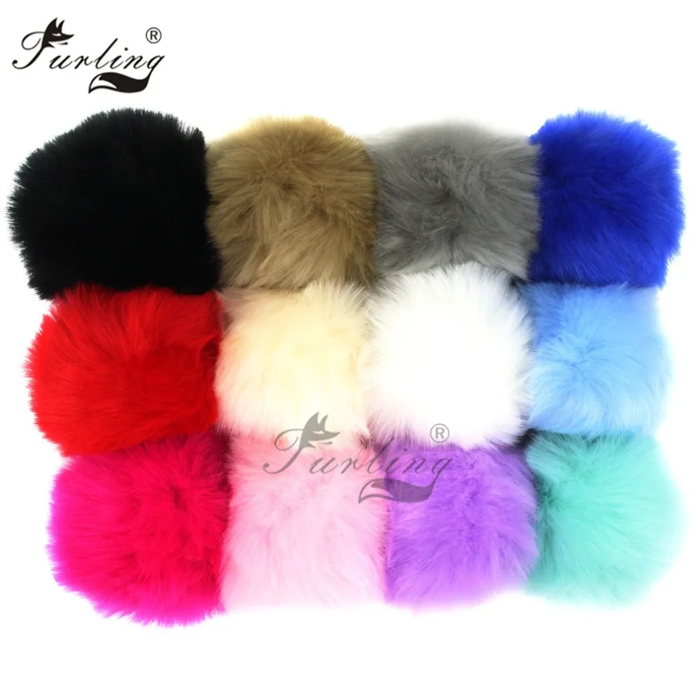 Меховые помпоны из искусственного кроличьего меха 9 см|pom ball|fur pomrabbit fur ball |