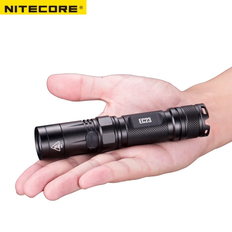  NITECORE 1800 Lumens LED Flashlight EC23 18650 Rechargeable Battery Waterproof Outdoor Camping Port