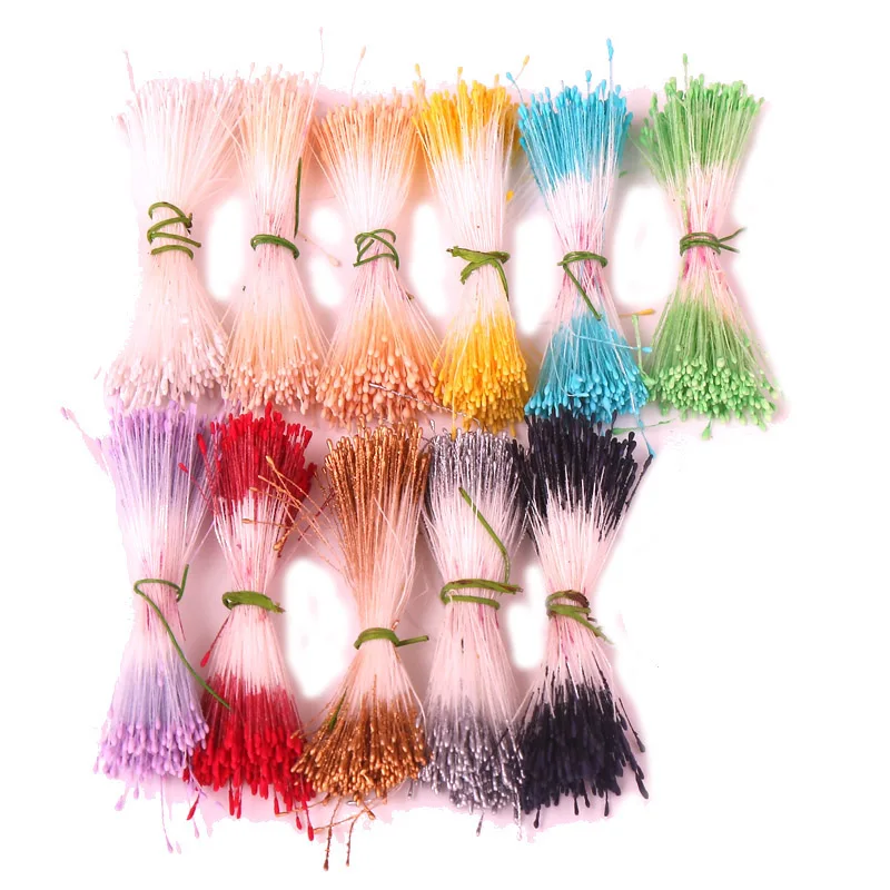 

CCINEE Less Than 1mm ECO-Friendly Pointed Artificial Flower Floral Matte Stamen Used For Artificial Flower Accessories