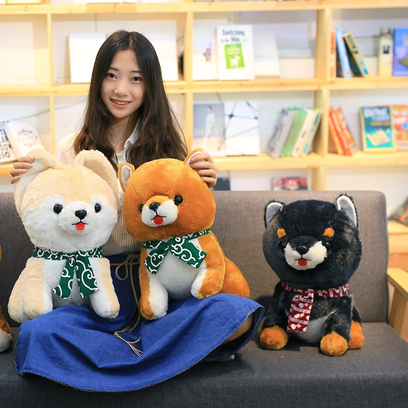 

40cm plush toy doll Shiba three brothers Shiba children's Day gift Home Furnishing decoration as a gift to the children
