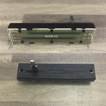 2 шт. прямые слайд трек Тип 72 мм RA45D2F-211 переключатель потенциометра скольжения B20Kx2