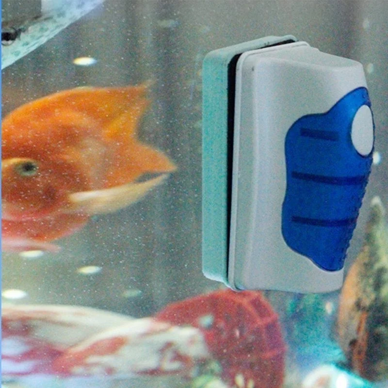 Супер Магнитная щетка для очистки аквариума стеклянный скребок очиститель плавающий очиститель аквариума