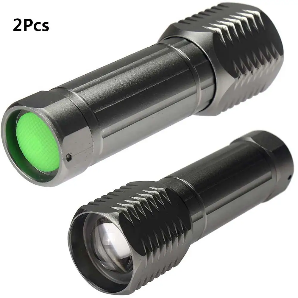 2PC T6 LED Flashlight Torch 3000LM Adjustable Focus Zoom Light Lamp | Освещение