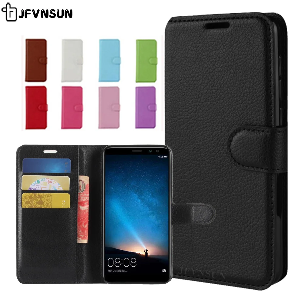 

huawei Mate10 Lite Case on Mate 10 Lite Case Flip 5.9" Magnetic Wallet Book Leather Case for Huawei Mate 10 Mate10 Lite Cover