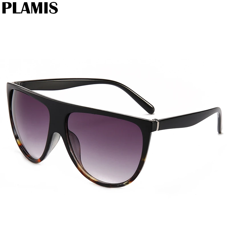 

New Black Gradient Oversized Square Sunglasses Women Brand Designer Summer Style Classic Big Sun glasses Female ouclos de sol