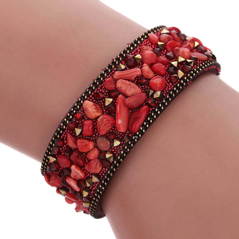 Женский широкий Бархатный Браслет CX17 с кристаллами|bracelet wrap|hand chain jewelryhand |