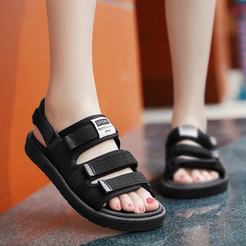 

Hot Selling Sandals Men Summer Sneakers Female Shoes Couples Beach Sandals Casual Fashion Soft Flats Slippers Shoes Size 35-45