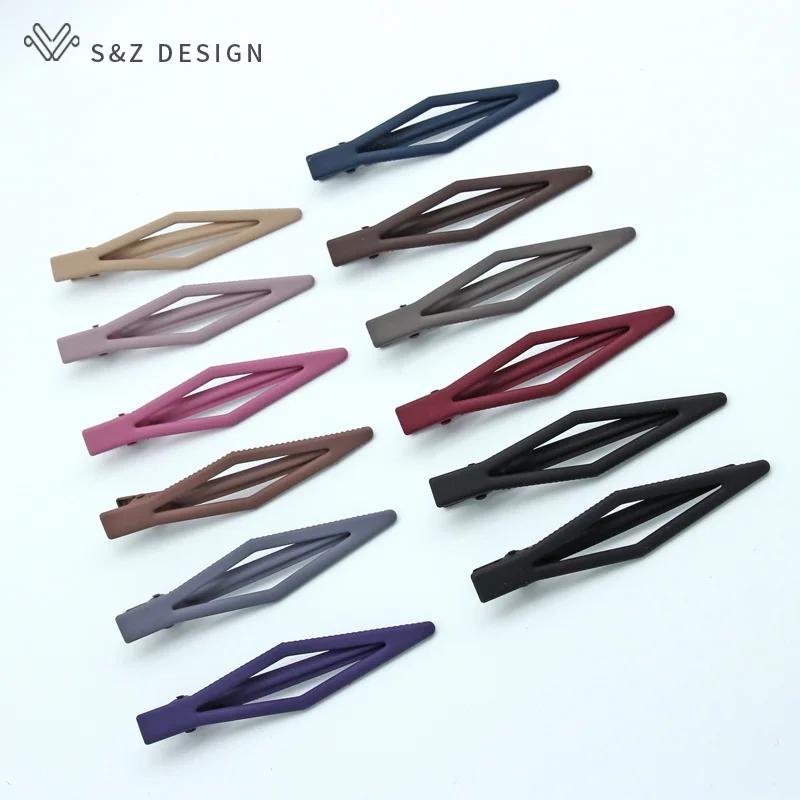 

New Fashion Women Girls Hollow Rectangle Hair Clips Foil Sequins Hairpins Barrettes Headbands Accessories