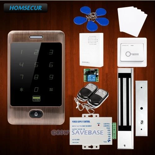

HOMSECUR Waterproof Wiegand 26/34 Anti-Vandal 13.56Mhz IC Access Control System+Backlight