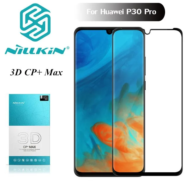 

Huawei P30 Pro Tempered Glass Full Cover Original Nillkin 3D CP+ Max Screen Protector For Huawei P 30 Pro