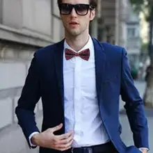 Популярный мужской модный галстук-бабочка в горошек и полоску, повседневный однослойный галстук-бабочка из полиэстера и съемный воротник