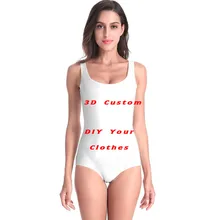 Полный 3D печать DIY Пользовательские Женские Летние Боди Комбинезоны и комбинезоны сексуальные ремни комбинезон Облегающая рубашка без рукавов быстросохнущая