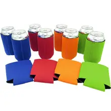 Складной неопреновый охладитель пива соды неопреновый термомешок для банок Стабби держатель пива уютный охладитель обертывание красочные LX7283