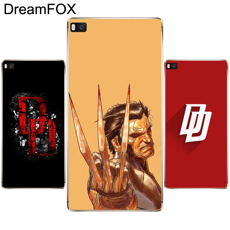 DREAMFOX K058 Daredevil Soft TPU Silicone Case Cover For Huawei P8 P9 P10 Lite Plus 2017 Honor 8 Pro 9 6X |