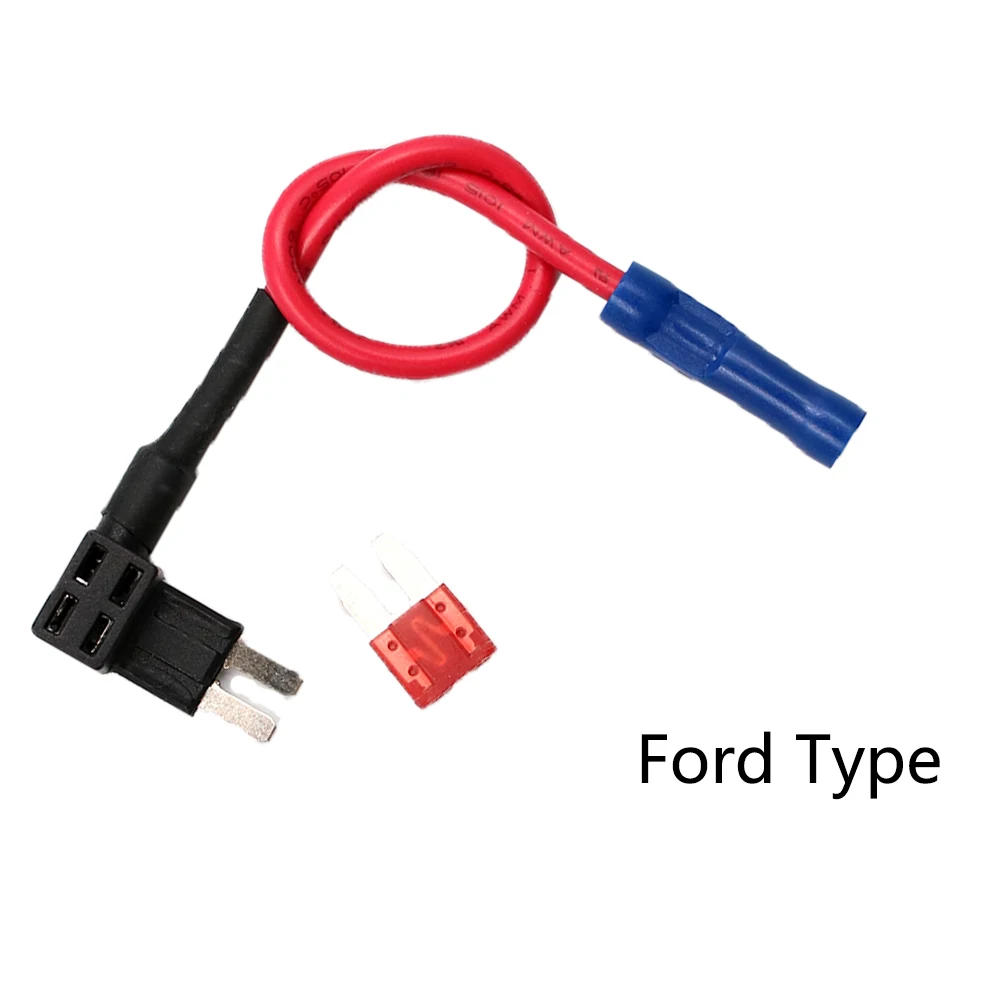 Fusible De Cuchilla Pequeña Grifo coche Fusebox Conector Con Mini 10A fusible fácil instalación