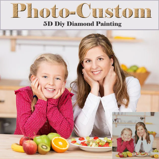 

Photo Custom 5D DIY Diamond Painting Private custom Make Your Own Diamond Painting 3D Full Dril Diamond Mosaic gift
