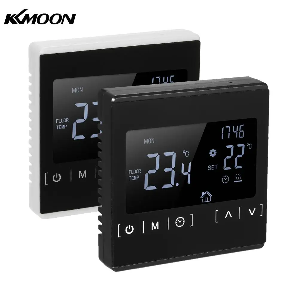 

LCD Touch Screen Thermostat Electric Floor Heating System Water Heating Thermoregulator AC85-240V Temperature Controller