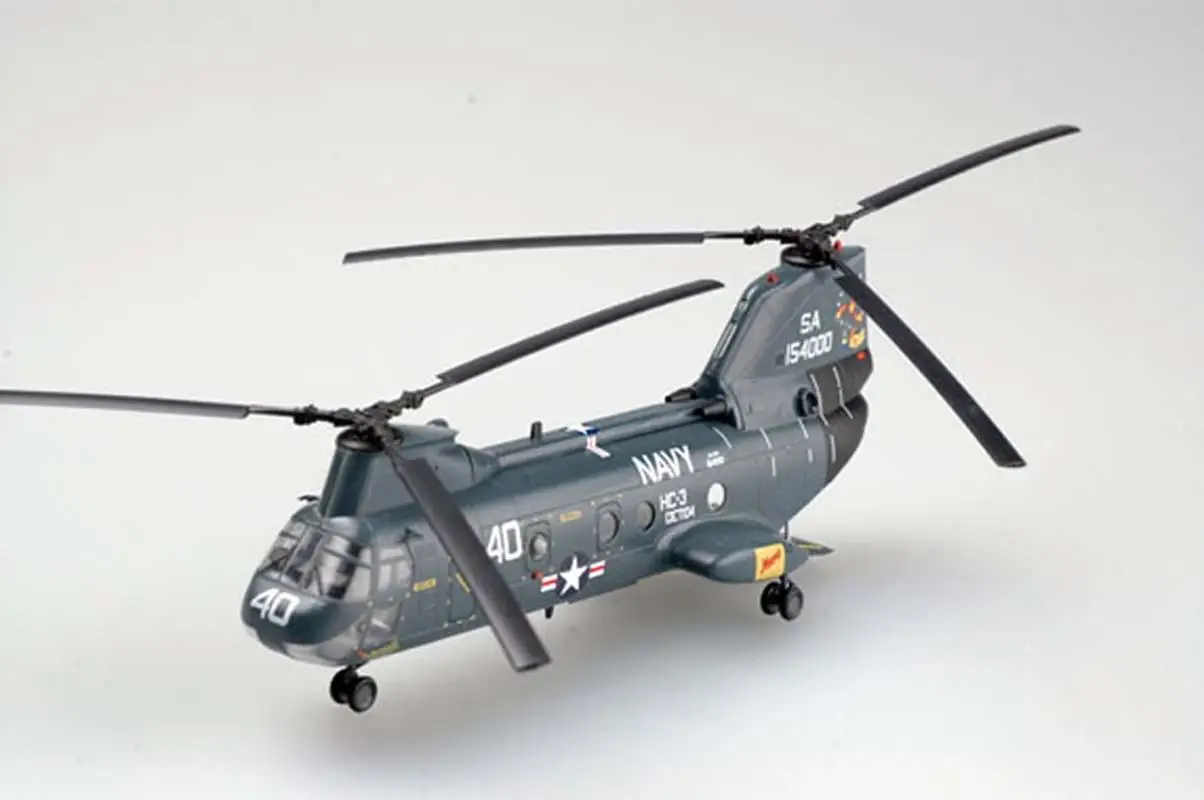 США Боинг CH-46 Sea Knight вертолет HC-3 DET-104 1/72 diecast easy model