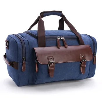 

Vintage Military Canvas Men Travel Bags Large Capacity Luggage Leisure Duffle Bags Out Door Gentle Travel Bags Man Travel Totes